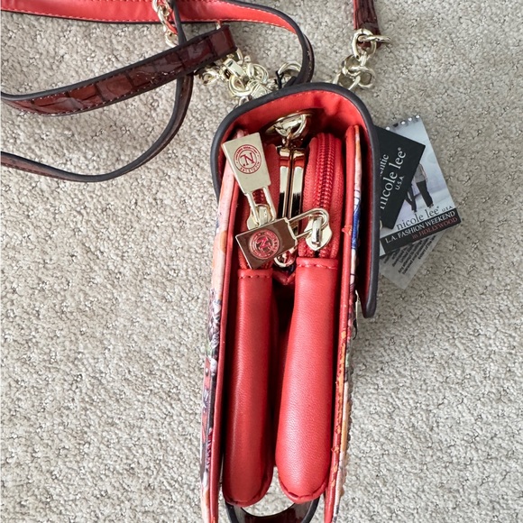 NICOLE LEE USA World Tour Dogs/Cats Hollywood Crossbody Designer Bag Purse (NWT) - Picture 6 of 16